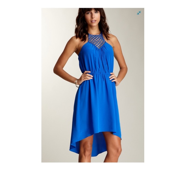 Rebecca Taylor Macrame Cami 100% silk dress. - Picture 2 of 8